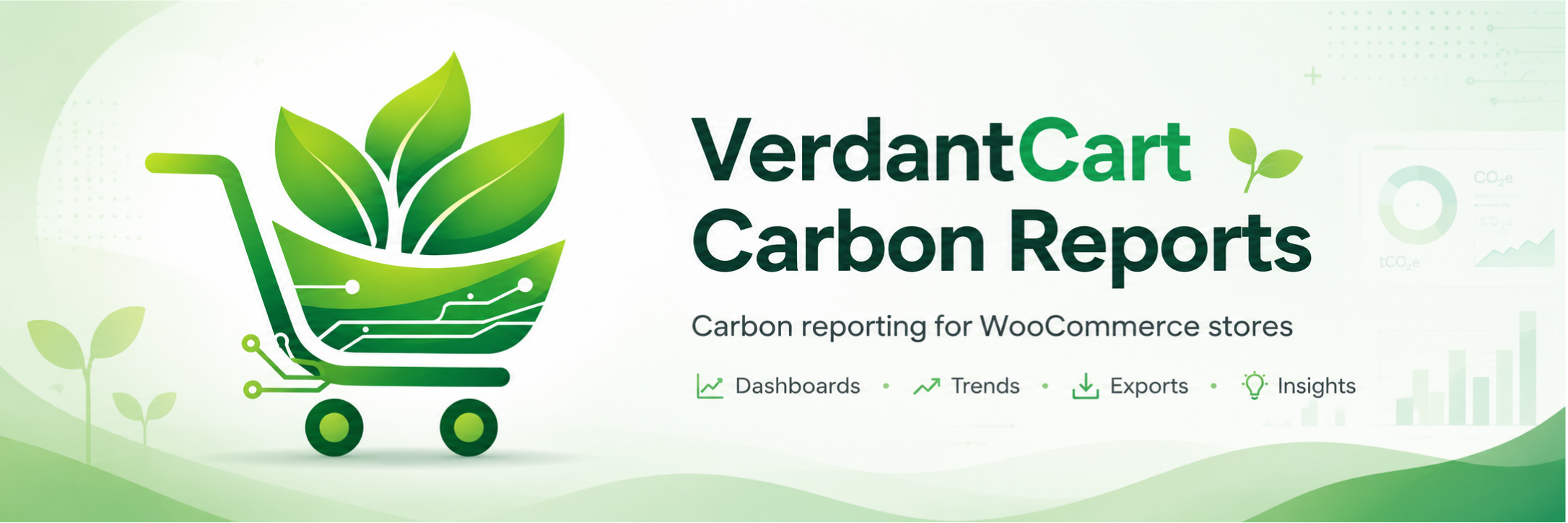 VerdantCart Carbon Reports — carbon reporting for WooCommerce stores